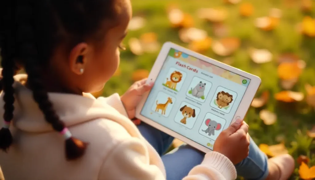 App de tarjetas visuales de animales para el estudio de niños con TDAH